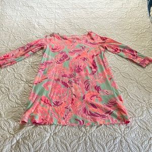 3/4 sleeve T shirt dress